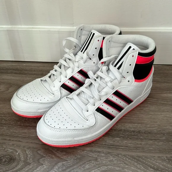 adidas Originals | Shoes | Adidas Originals Top Ten Rb High White  Blackturbo Mens Sneakers Size 15 | Poshmark